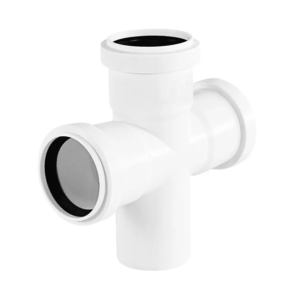 Крестовина одноплоскостная малошумная MONLID D50x50x50/87° мм полипропилен 89442454 STLM-2121450  - Вид №3
