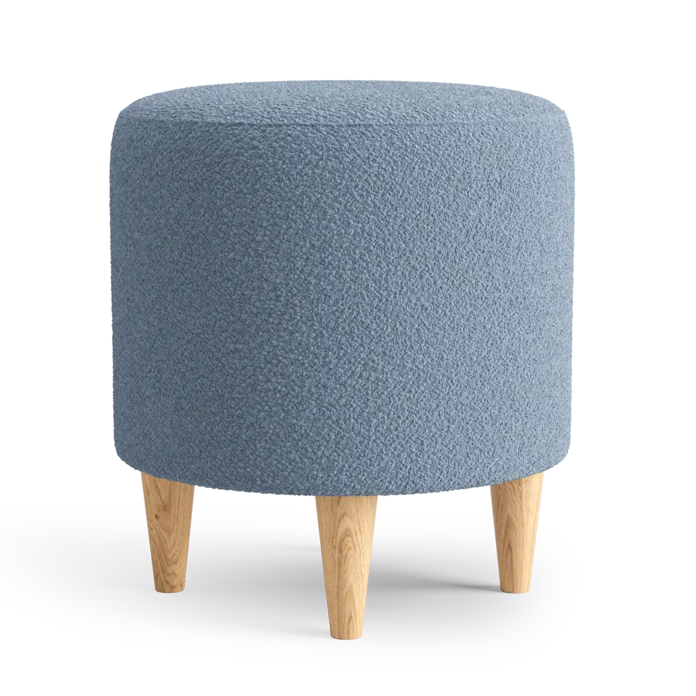 Пуф на ножках полиэстер Salotti Нико Bravo Midnight синий 36.5x40 см STLM-2034276 - Вид №3