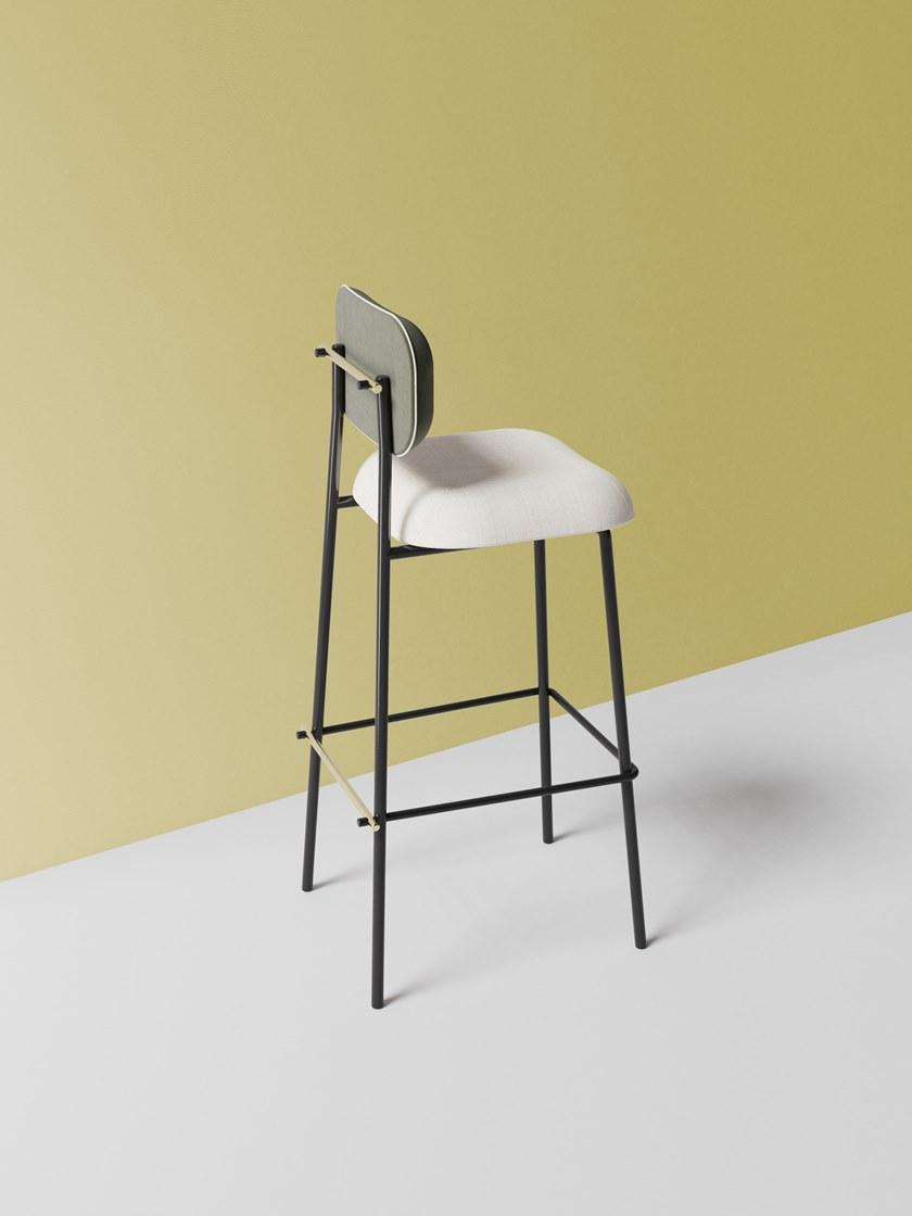 Mambo Unlimited Ideas Барный стул высокий с подставкой для ног Miami sun-id-1507163 - Вид №2