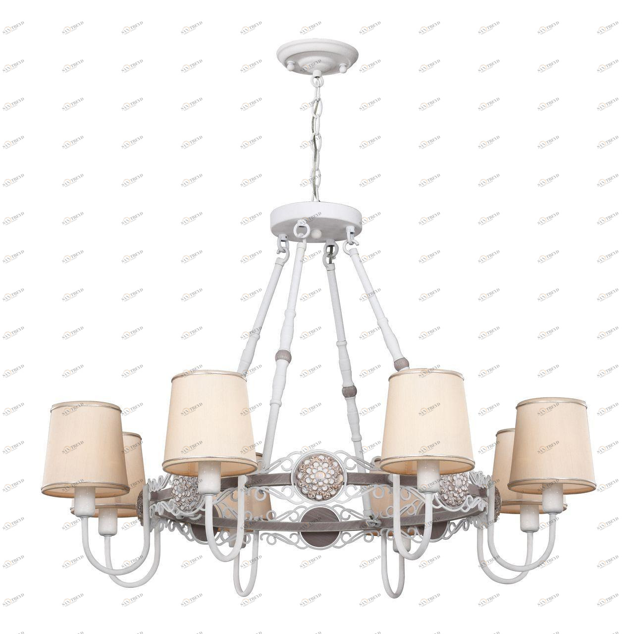 Подвесная люстра Favourite Fiona 2495-8PC FAVOURITE ДИЗАЙНЕРСКИЕ, FIONA 312743 Белый 