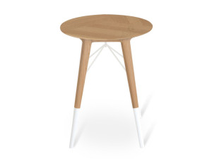 Круглый деревянный стол