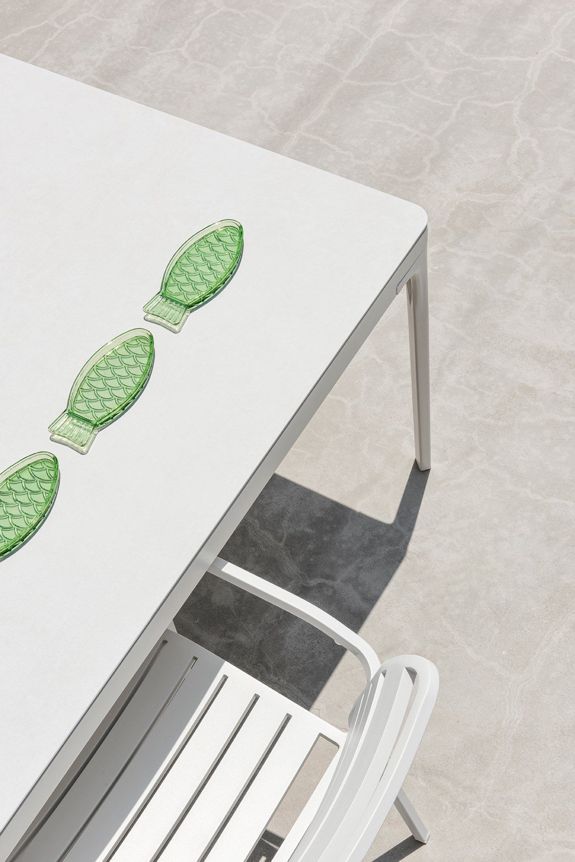 Квадратный садовый стол из керамогранита Ethimo ARCH-00084805 - Вид №11