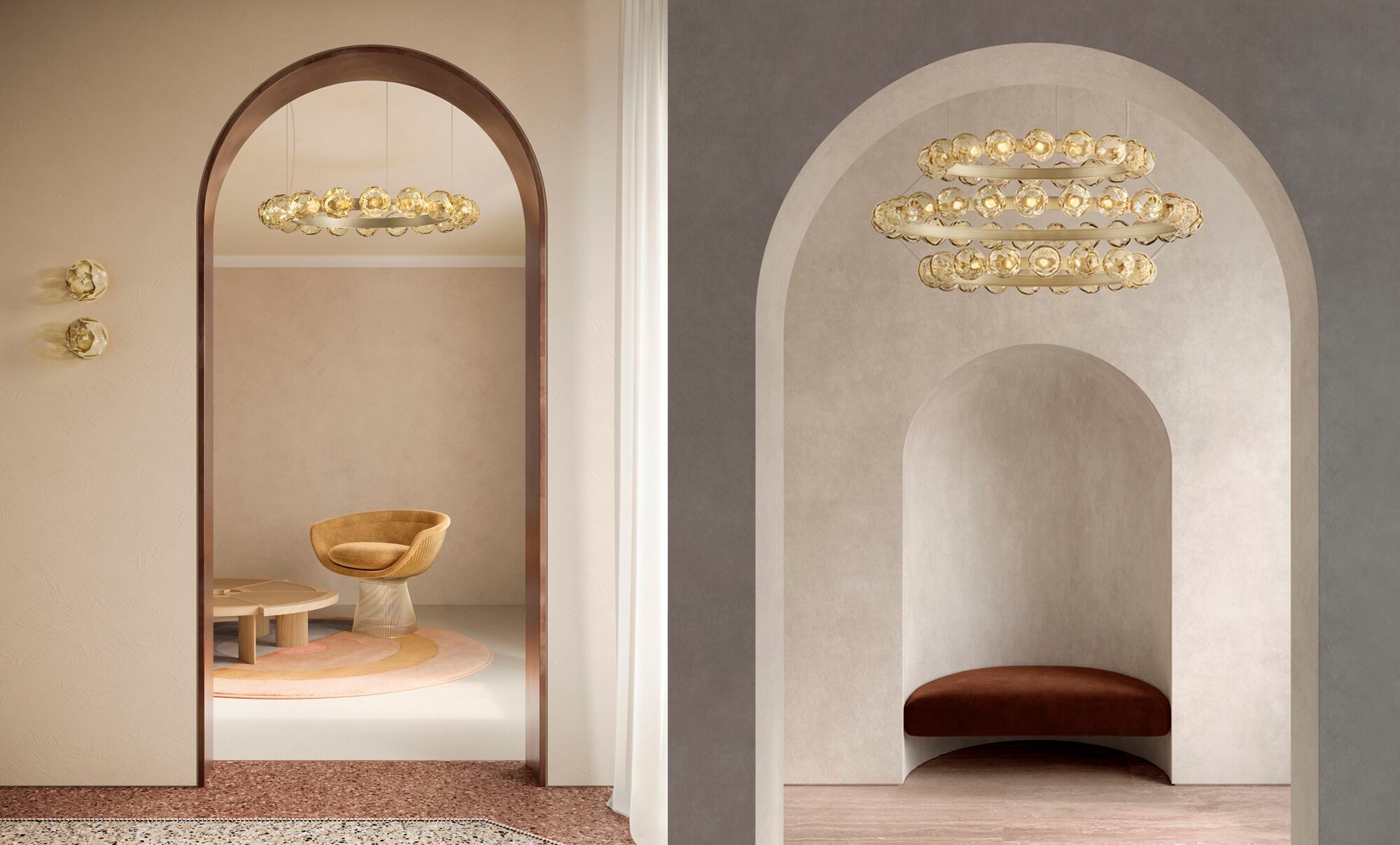 Выдувное стекло светодиодный подвесной светильник Panzeri Murané ARCH-00137276 - Вид №10