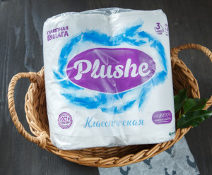 8609 Туалетная Бумага Plushe Deluxe Light "Классическая" 4 рулона Вкусляндия