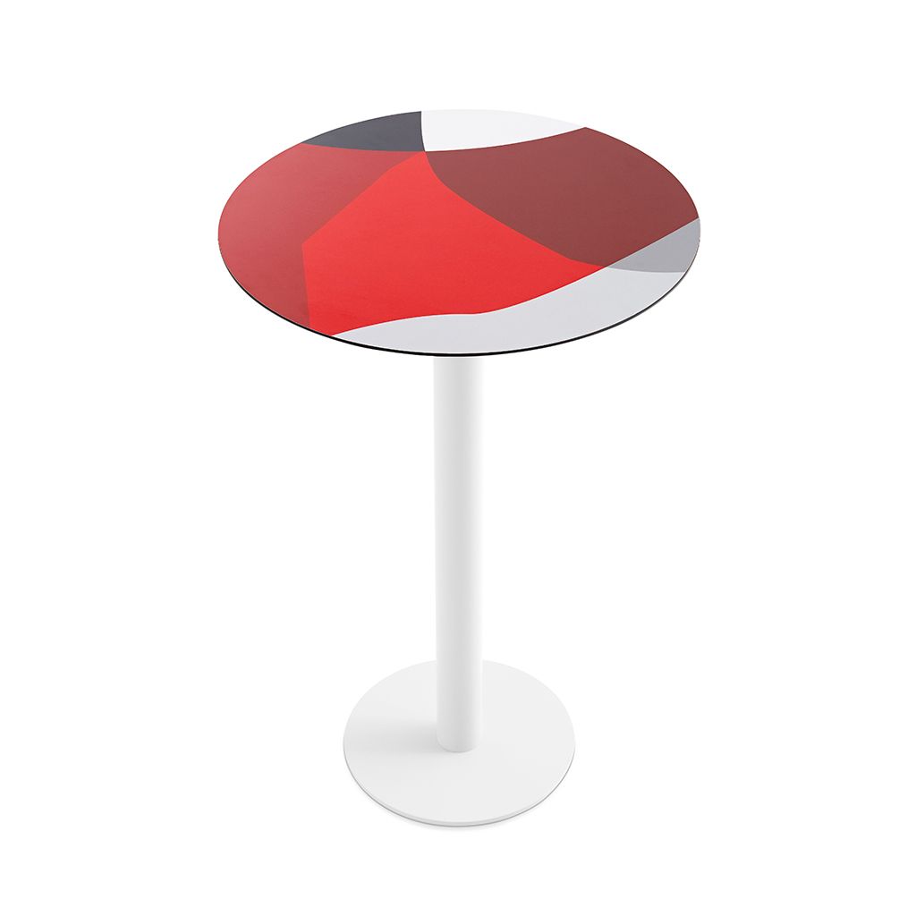 Высокий круглый ламинированный стол Diabla Abstrakt Mona ARCH-00140339 - Вид №17