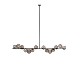 Стальной и стеклянный светодиодный подвесной светильник