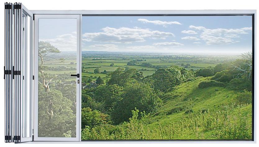 PROFILATI Складное алюминиевое окно sun-id-1405012 - Вид №1