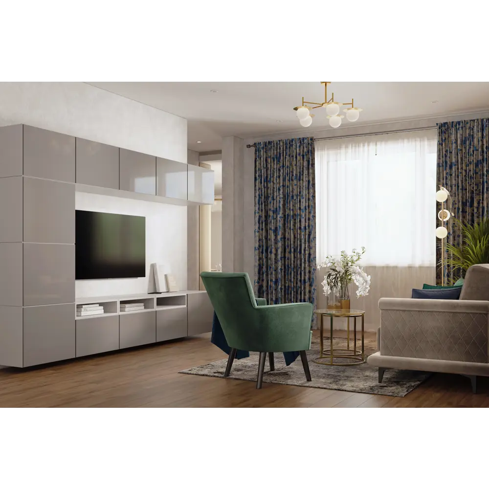 Santreyd Дверь для шкафа Лион Аша в графитовом сером цвете 84231687 STLM-0047290 - Вид №3