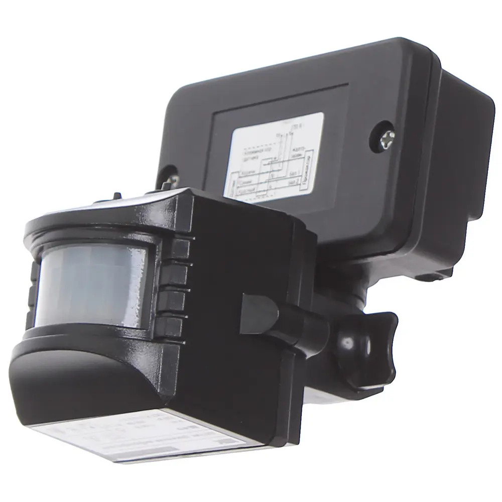 Датчик движения 019, 1100 Вт с углом обзора 120 град., черный IEK STLM-2128914