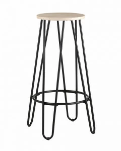 Барный стул черный "Азия" STOOL GROUP  00-3946034 Черный