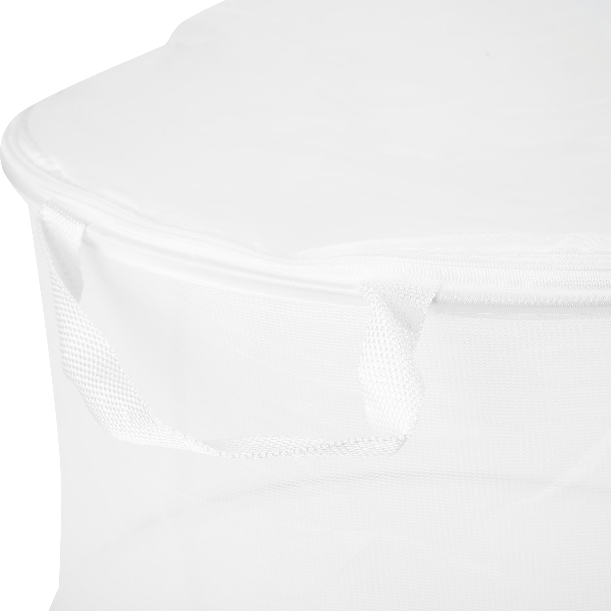 82769471 Корзина складная 45х50 см 80 л с ручками, цвет белый MESH Santreyd - Вид №3