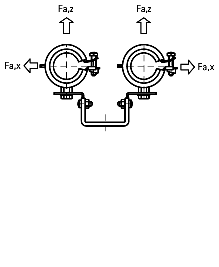3393223 BIS Duplo KSB1 Двойные хомуты с epdm для труб отопления walraven  - Вид №2