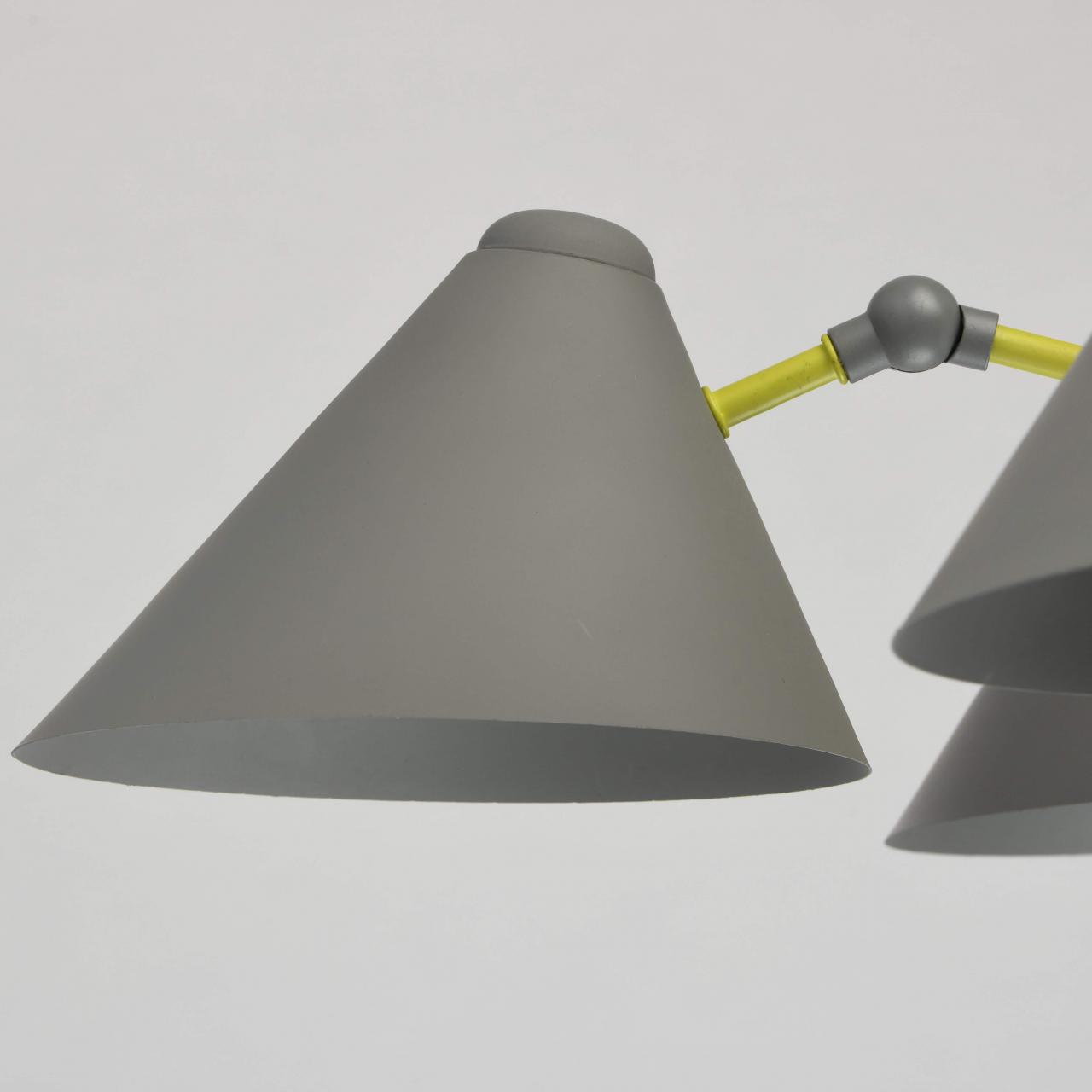 Потолочная люстра MW-Light Чили 1 711010105 серая MW-LIGHT ДИЗАЙНЕРСКИЕ, ЧИЛИ 187991 Серый  - Вид №2