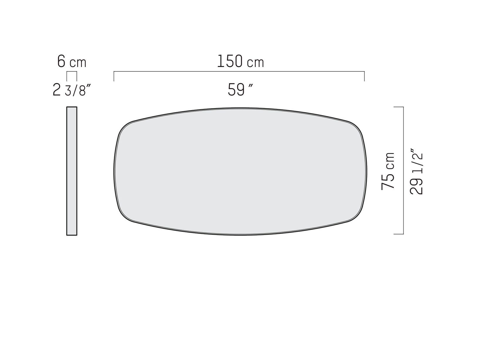 Прямоугольное настенное зеркало Piet Boon KEKKE living ARCH-00040720 - Вид №3