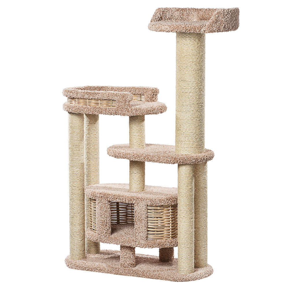 ПР0030124 Комплекс для кошек Гарошик 100х40х165см ПУШОК 