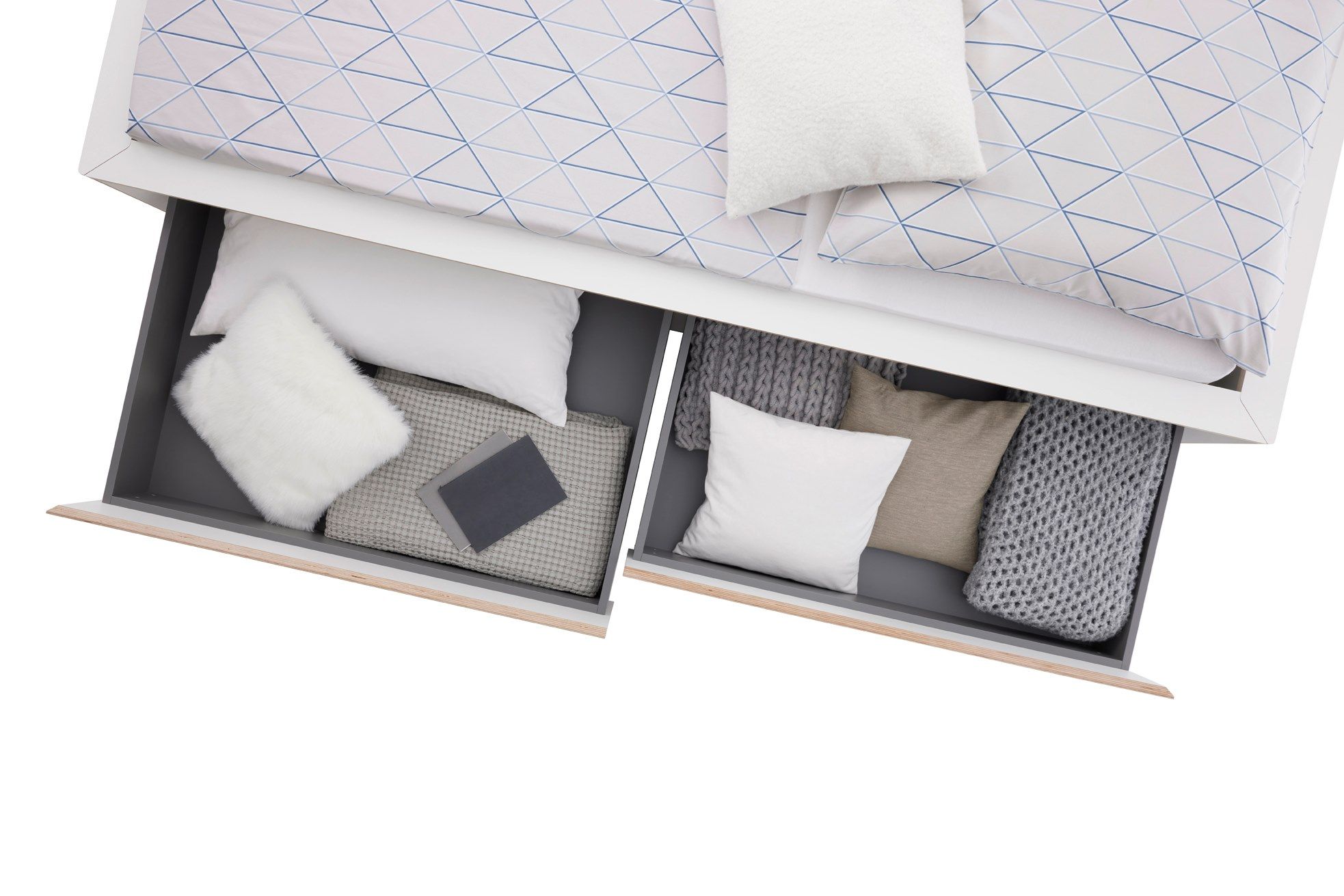 Односпальная кровать для хранения в фанере Müller Small Living SPAZE ARCH-00083318 - Вид №18