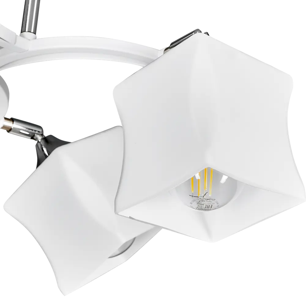 Люстра De City Тетро - современный потолочный светильник с четырьмя стеклянными плафонами 88038452 STLM-0916407 - Вид №6