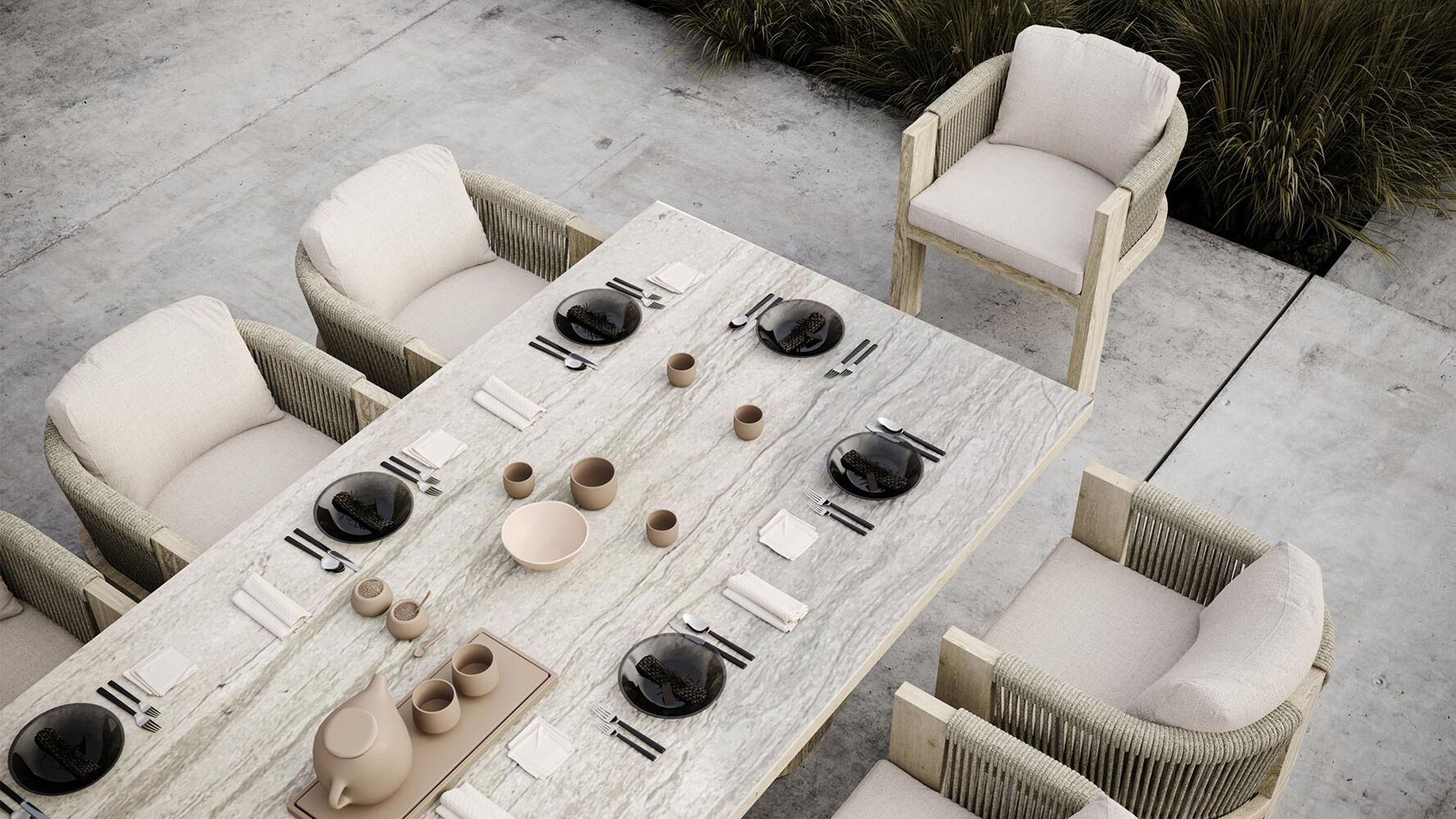 Прямоугольный садовый стол SNOC Ralph ARCH-00100594 - Вид №8