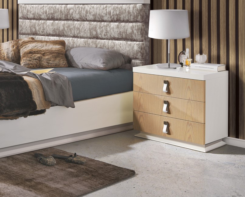 105730 Прикроватная тумбочка Bisel 13085 с ручками Dolsa 10 Llass Attitude Santreyd - Вид №1