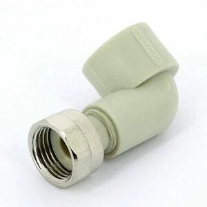 Угол с накидной гайкой ВР 25х3/4" полипропилен FV-PLAST
