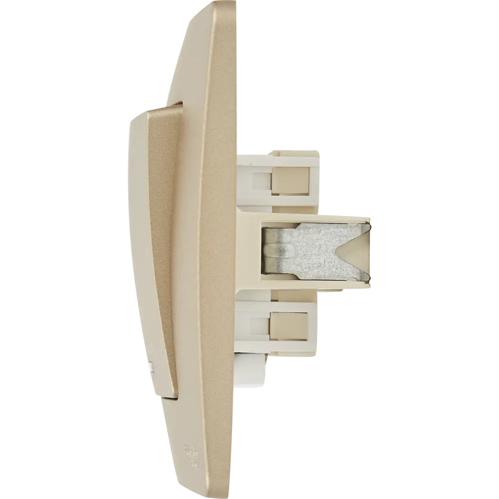 Переключатель встраиваемый Systeme Electric Blanca 1 клавиша с подсветкой цвет титановый 84502360 STLM-2170481  - Вид №3