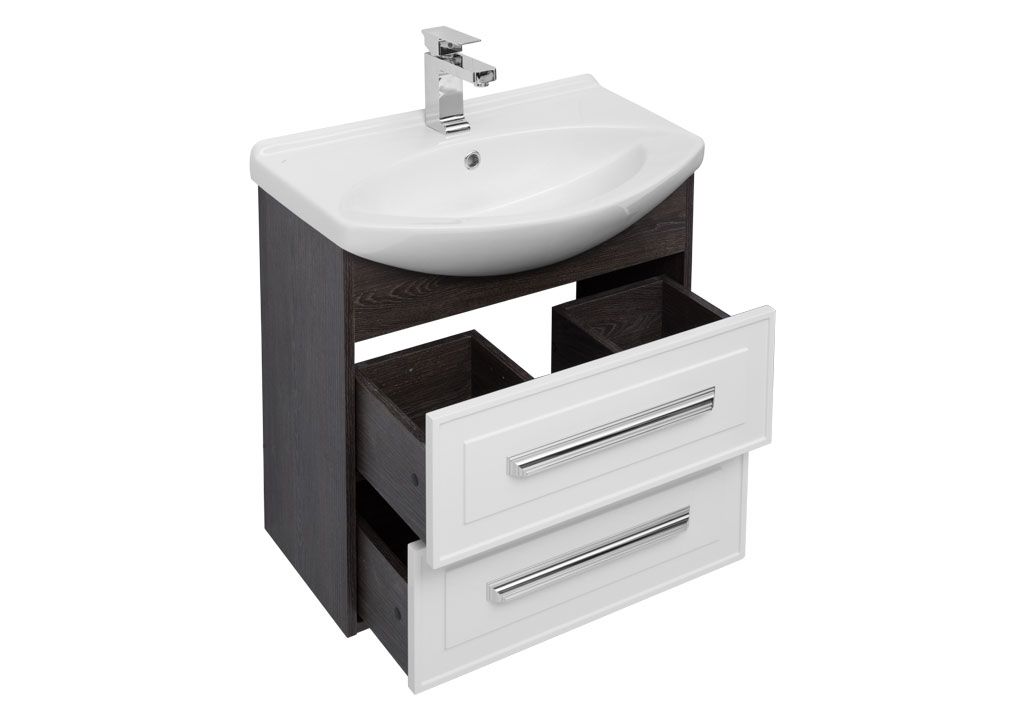 Тумба с раковиной Aquanet Остин 65 дуб кантербери/белый 0020172200177677 - Вид №3