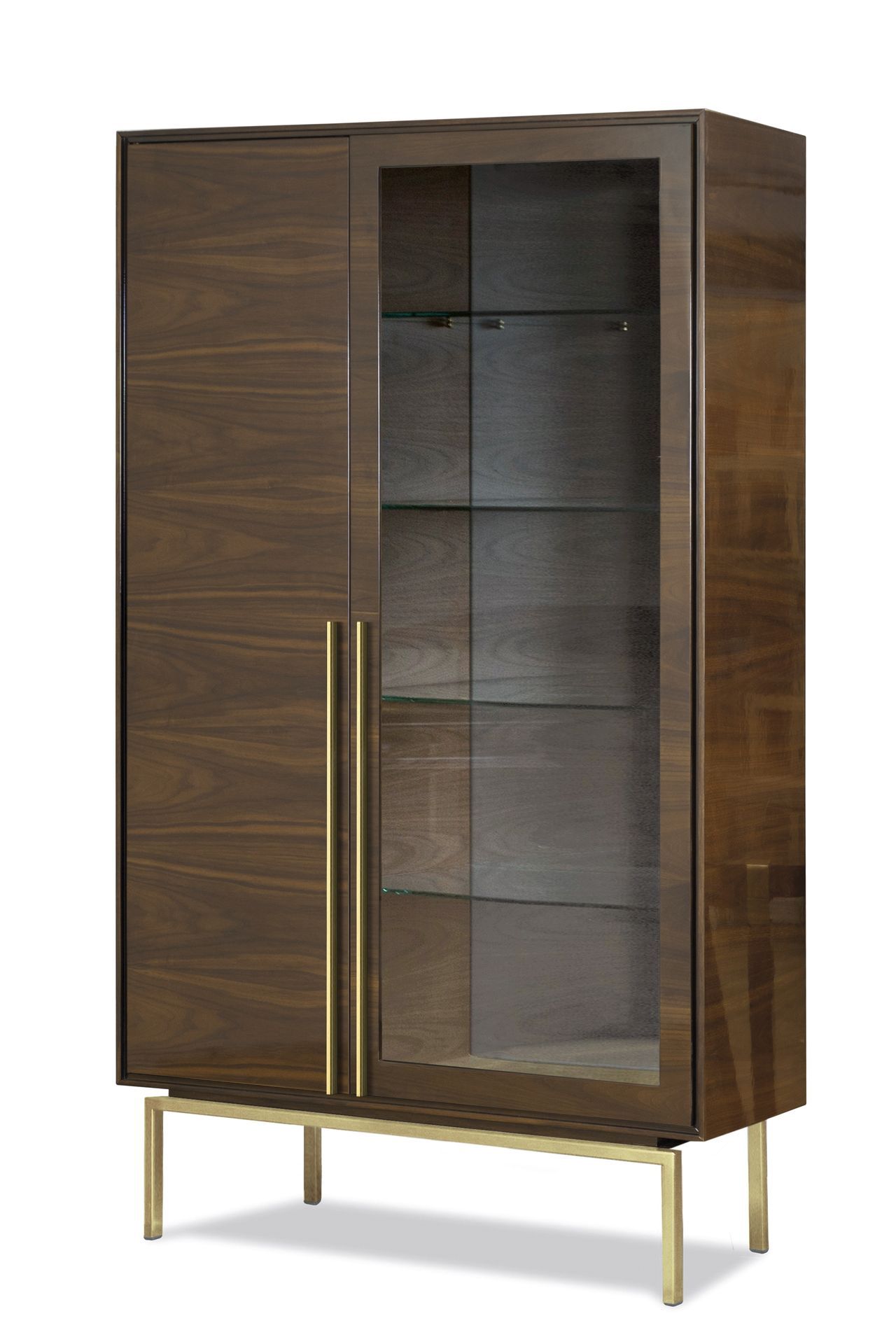 Деревянный и стеклянный шкаф со встроенным освещением Hurtado Evolution ARCH-00130773 - Вид №2