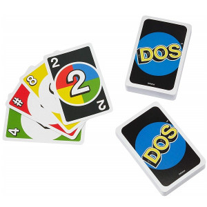 FRM36 УНО Карточная игра DOS Mattel Games