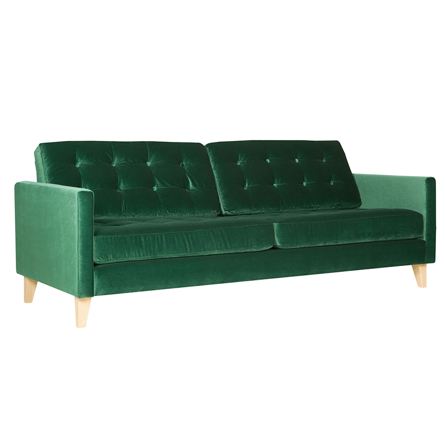 Диван Kalle, трехместный, зеленый Sits S1297 - Вид №8