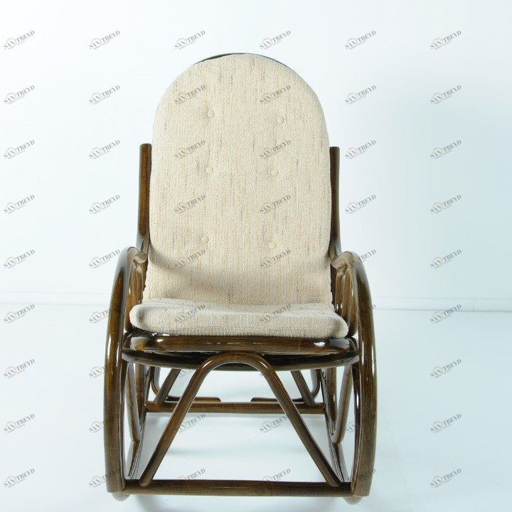 Кресло-качалка с подушкой 97х117 см олива Calamus Rotan VINOTTI  00-3885263 Зеленый 