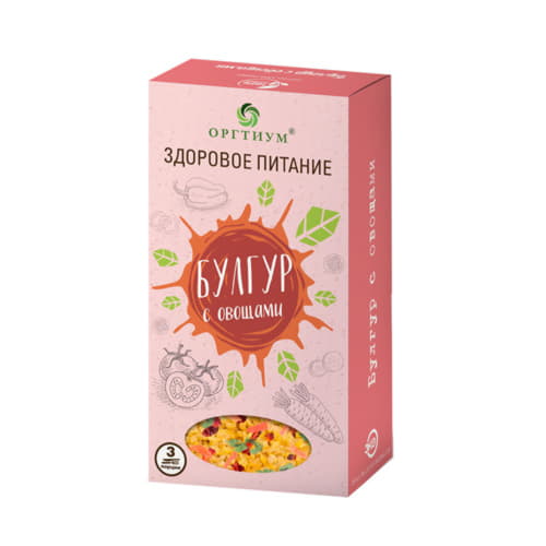 Булгур с овощами Оргтиум 180 г Santreyd 13540