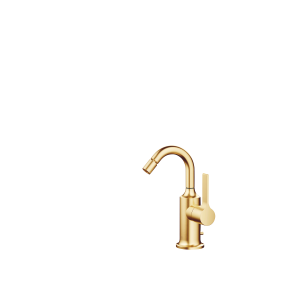 VAIA Смеситель для биде однорычажный с донным клапаном - Brushed Durabrass (золото 23 карата)