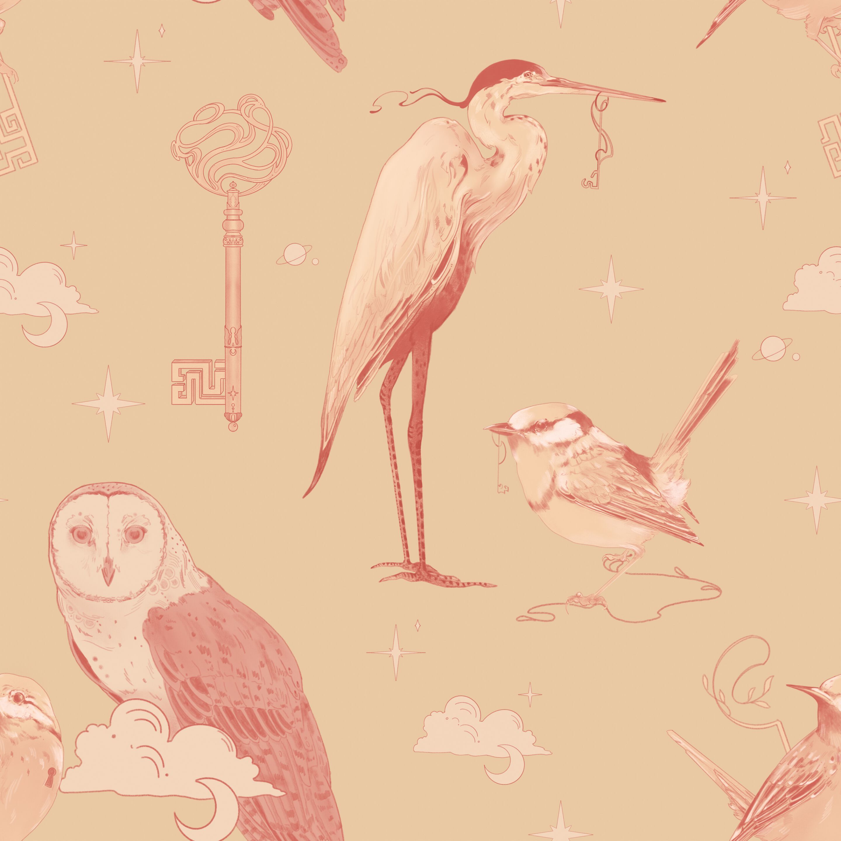 Обои с рисунком для детей Inkiostro Bianco Inkids ARCH-00103783 - Вид №2