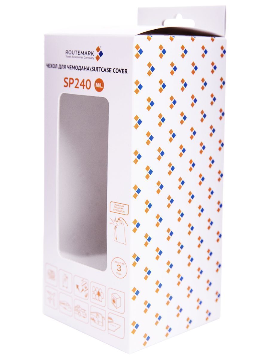 SP240 Silverstone-M/L Чехол для чемодана средний Routemark SP240  - Вид №10