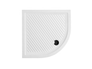 Керамический угловой поддон для душа