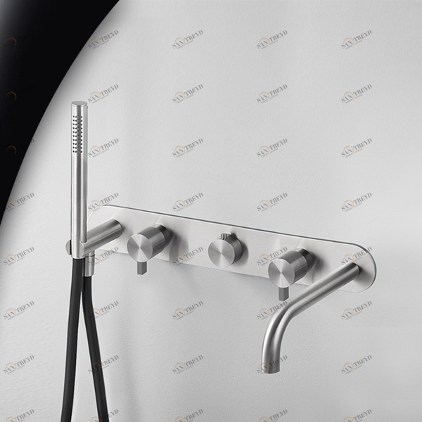 Смеситель для ванны сталь матовая TOOX Radomonte TXQ52S