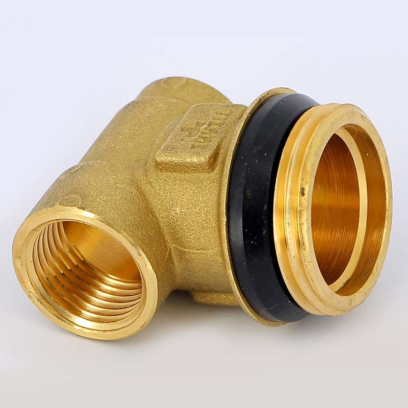 Концевик (тройник) для коллектора TIEMME 1/2"х1"х3/8" 1950001 - Вид №1