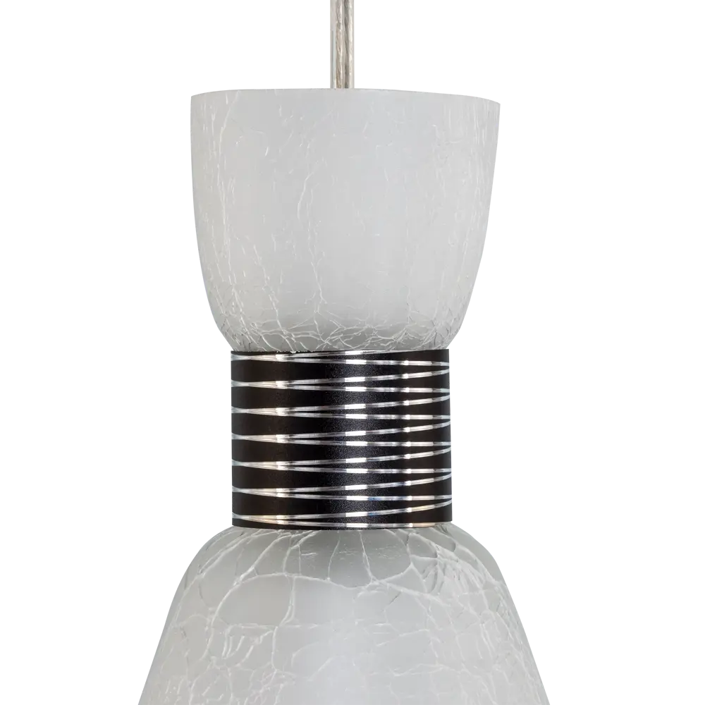 Подвесной светильник Лоск 1xE14x60 Вт, металл/стекло, цвет хром/белый MW-Light STLM-2089015 - Вид №5