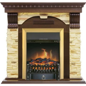 Каминокомплект Royal Flame Dublin STD Fobos FX Brass 1.5 кВт