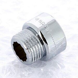 Удлинитель НР-ВР хромированный 10х1/2" TIEMME