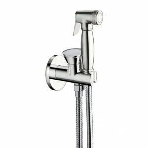CRIWJ674 Клапан прогрессивного смесителя для унитаза / биде со встроенным держателем трубки для душа и гибким шлангом Cristina Rubinetterie