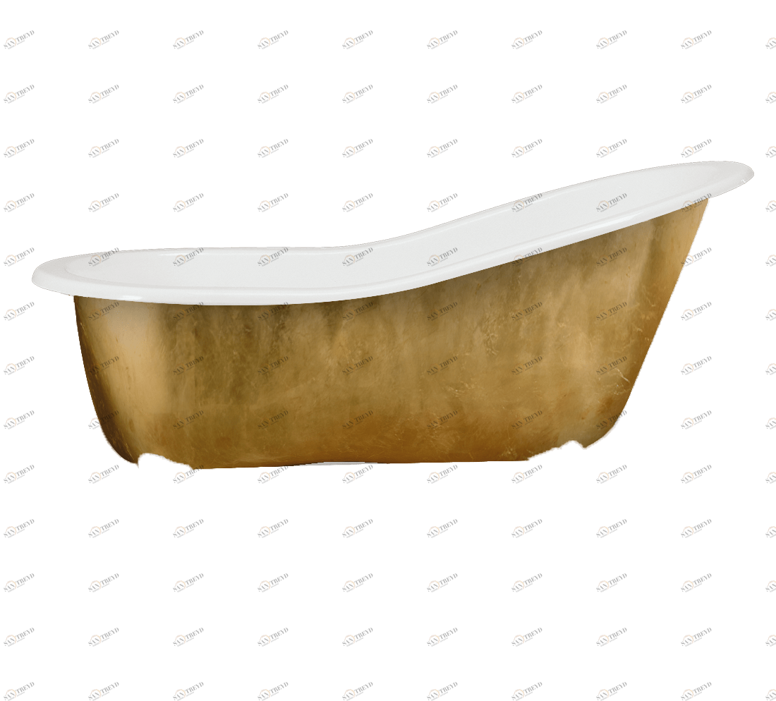 Gentry Home Bexley Cast iron bathtubs with feet Сусальное золото GH100609 