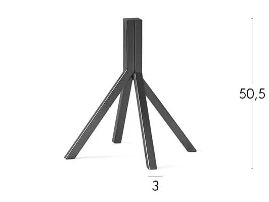 Круглый стол со стальной рамой Billiani Grapevine ARCH-00058181 - Вид №5