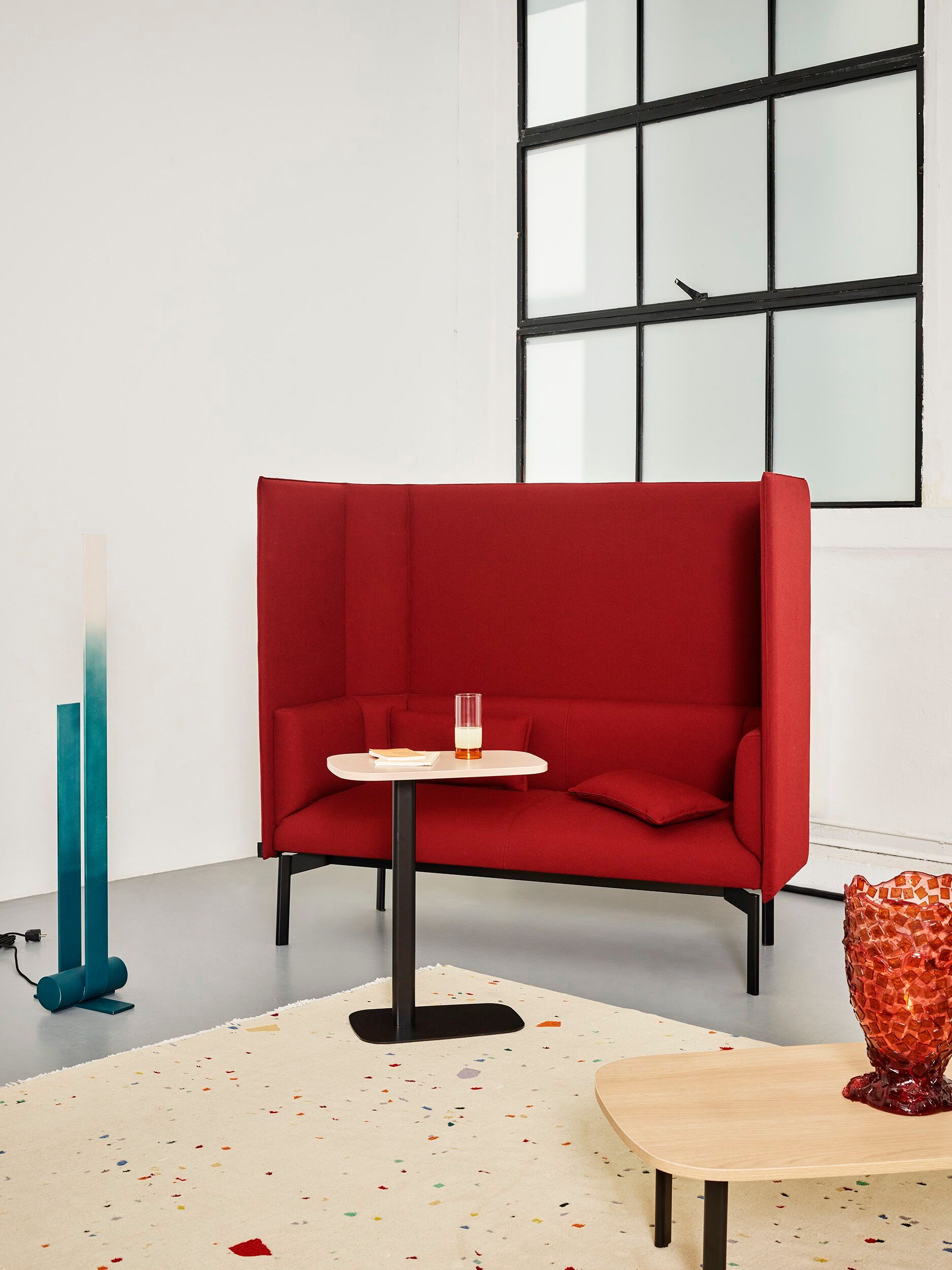 2-местный тканевый диван с высокой спинкой Manerba Kokoro ARCH-00116791 - Вид №3