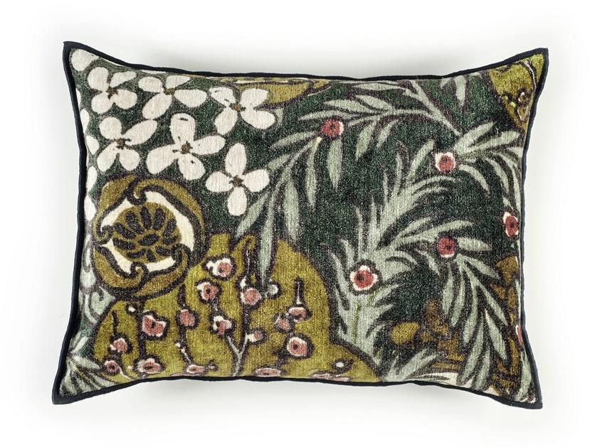 Élitis Бархатная подушка с цветочными мотивами sun-id-1501317 - Вид №5