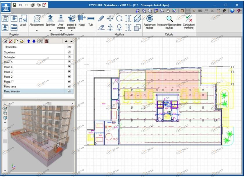 ATH ITALIA software Проектирование и расчет гидравлических сетей пожаротушения. Cypefire sun-id-1483066