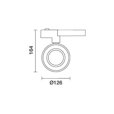 Wall washer iGuzzini VIEW OPTI BEAM LENS ROUND ARCH-00071890 - Вид №2