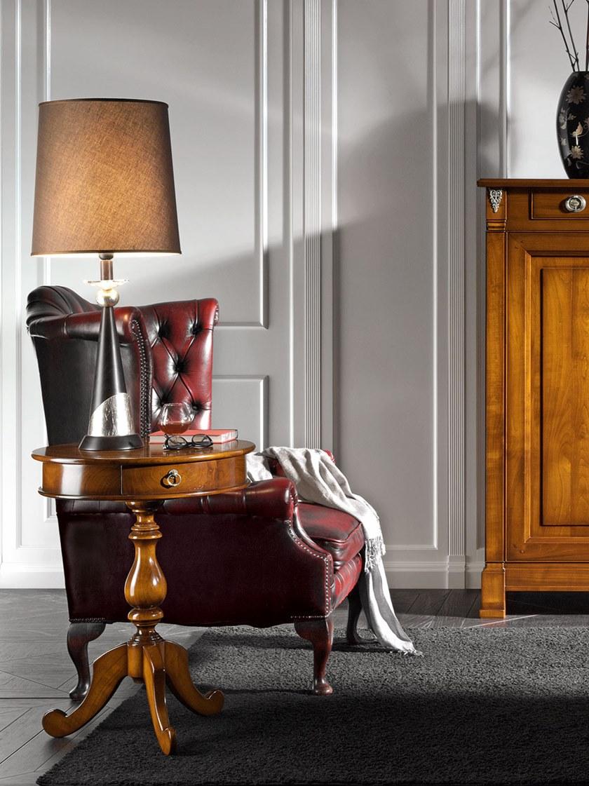 Prestige Журнальный столик из вишневого дерева с подставкой 3 звезды Capricci Cvf013 - Вид №1