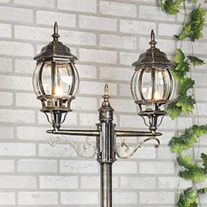 Садово-парковый светильник Elektrostandard Classic 4690389028205 ELEKTROSTANDARD ФОНАРЬ 268787 Золотой