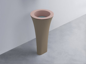 AMLA45-CP+AMPILT-PL+AMCOLT-AN Раковина Amedeo Tondo отдельностоящая cielo Enjoy + Amedeo